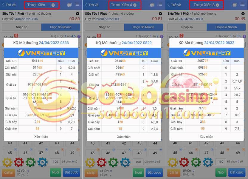 Hướng dẫn đặt cược xổ số siêu tốc tại SODO66 14 Lô trượt xổ số siêu tốc nhà cái sodo66