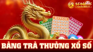 bảng trả thưởng xổ số